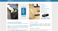 Desktop Screenshot of labaule-limousine.com